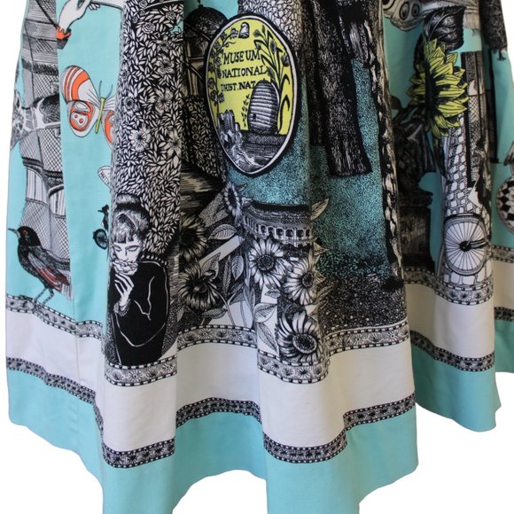 Anthropologie Florence Balducci Paris Cityscape Skirt; Size 2 - Picture 8 of 12